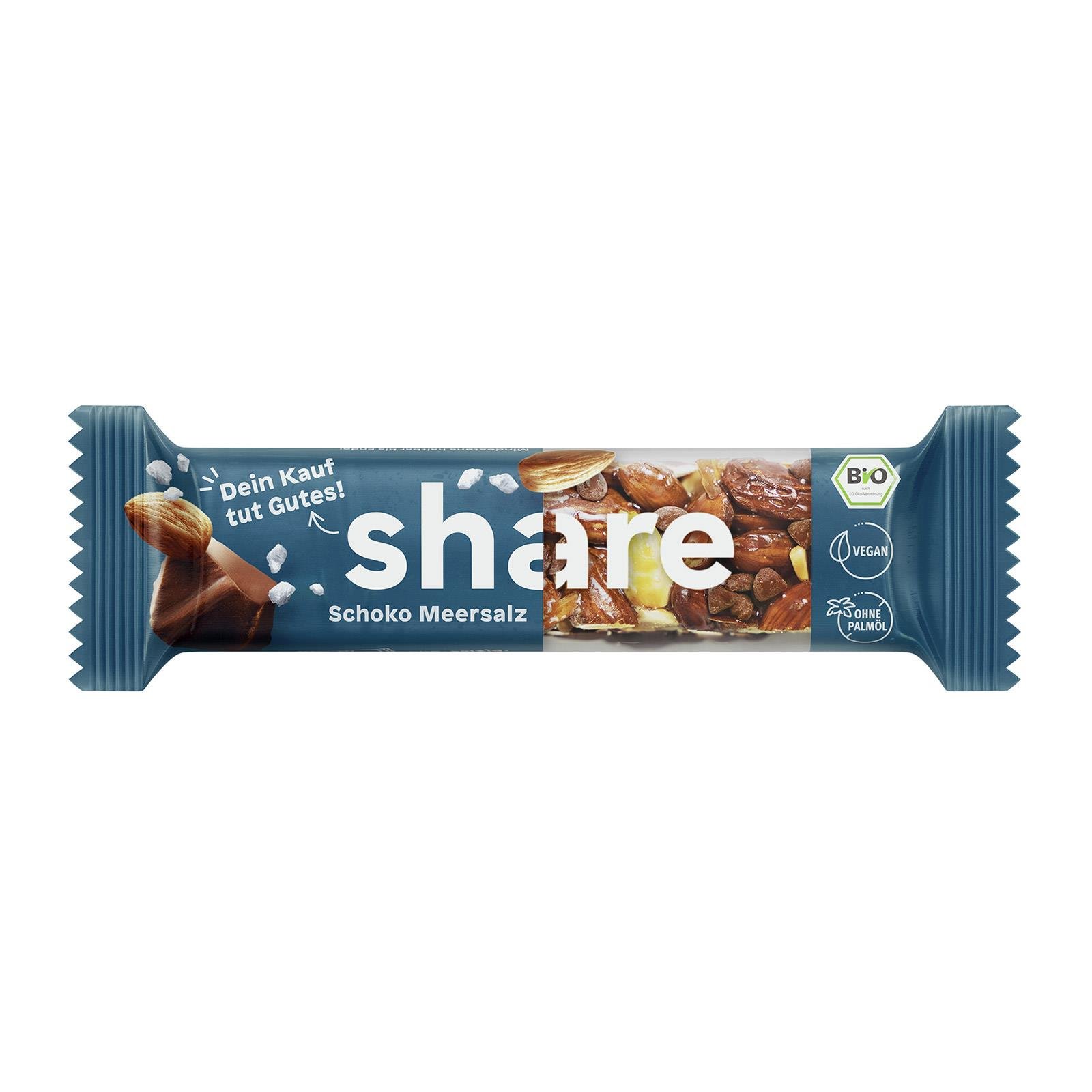 Share Bio-Nussriegel Schoko & Meersalz