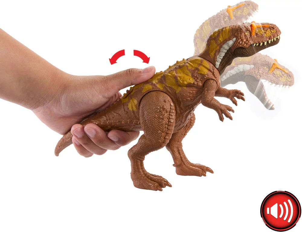 JURASSIC WORLD - FIGURINE MEGALOSAURUS SONORE 14 CM