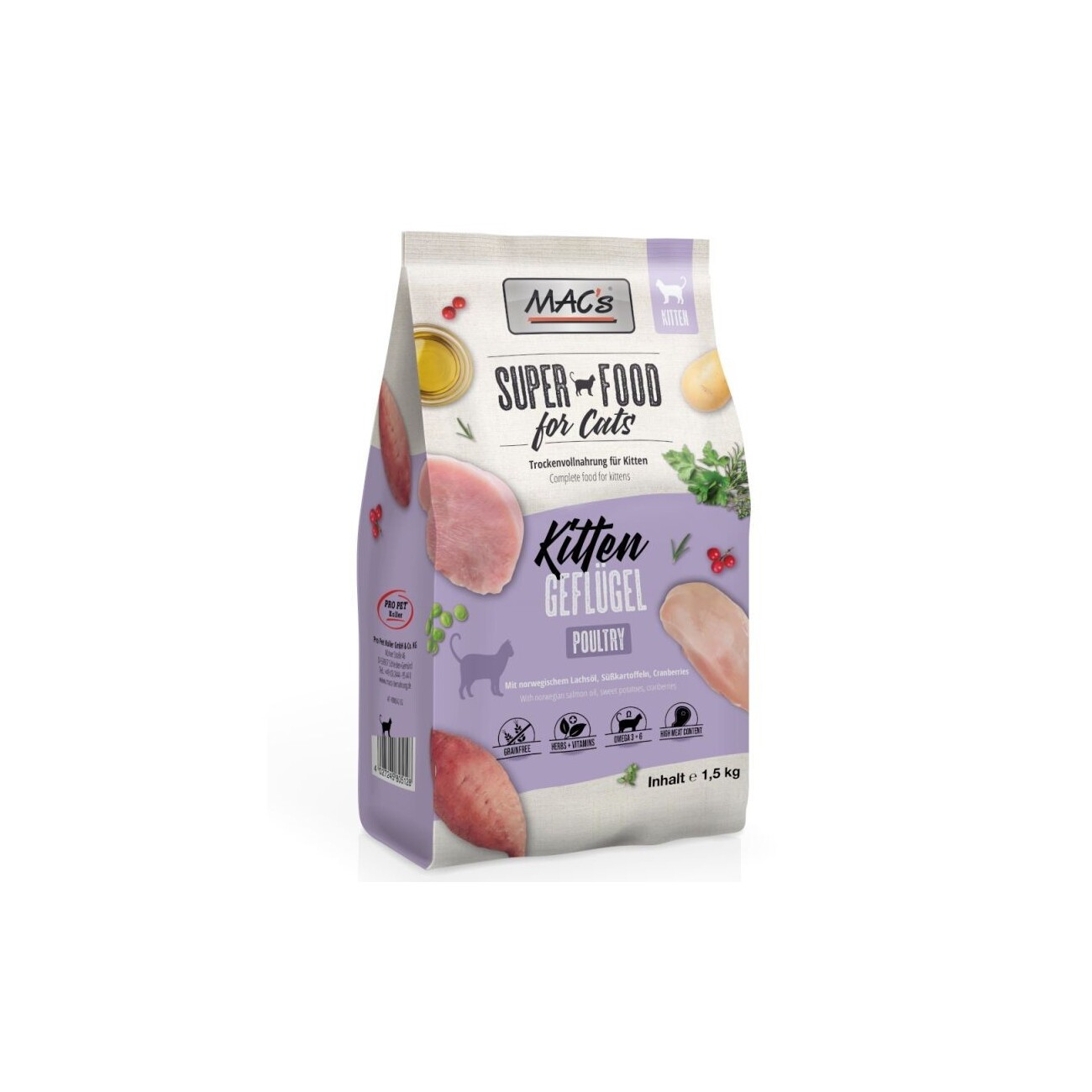 MAC's Superfood for Cats Kitten 1,5kg