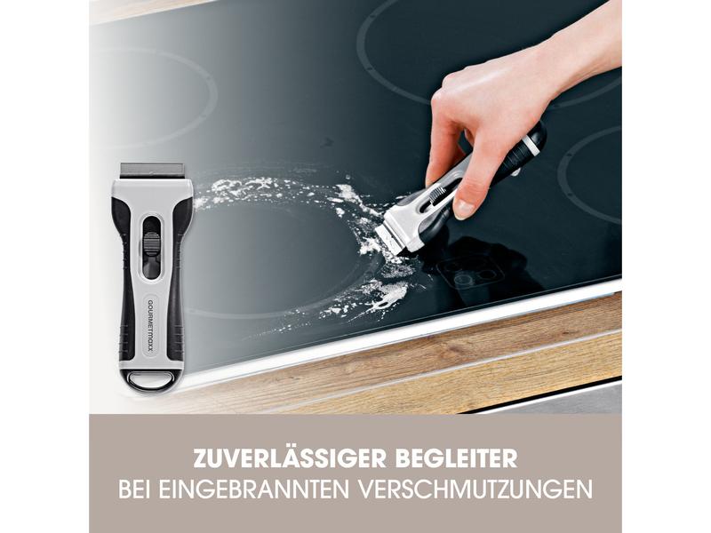 GOURMETmaxx Glaskeramikschaber 4 Ersatzklingen Kochfeldschaber