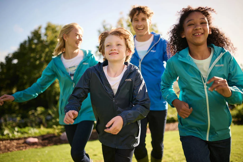 Regatta kids regenjas Pack It donkerblauw