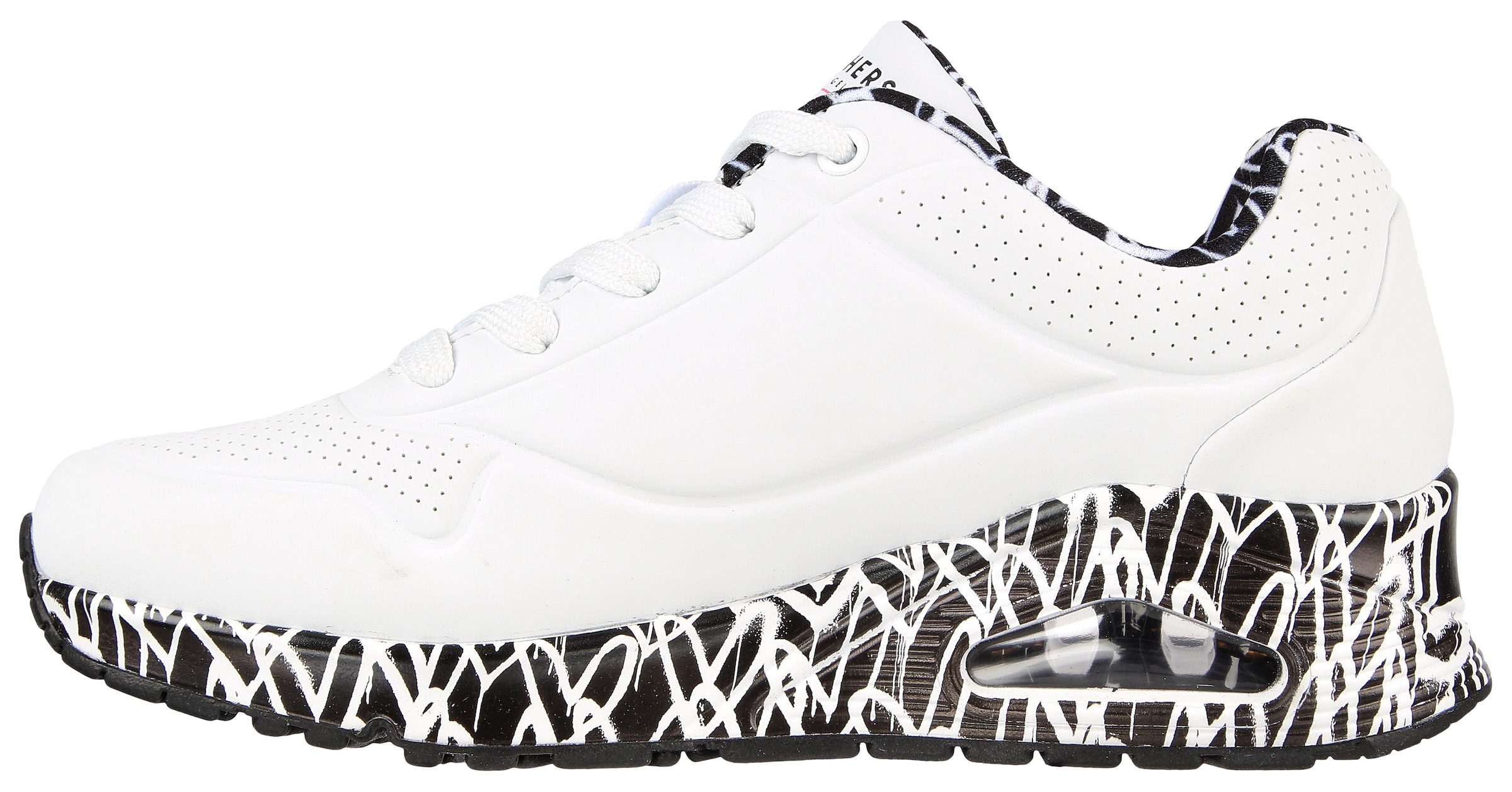 Skechers Sneaker »UNO LOVING LOVE«  Freizeitschuh, Halbschuh, Schnürschuh mit Luftkammersohle