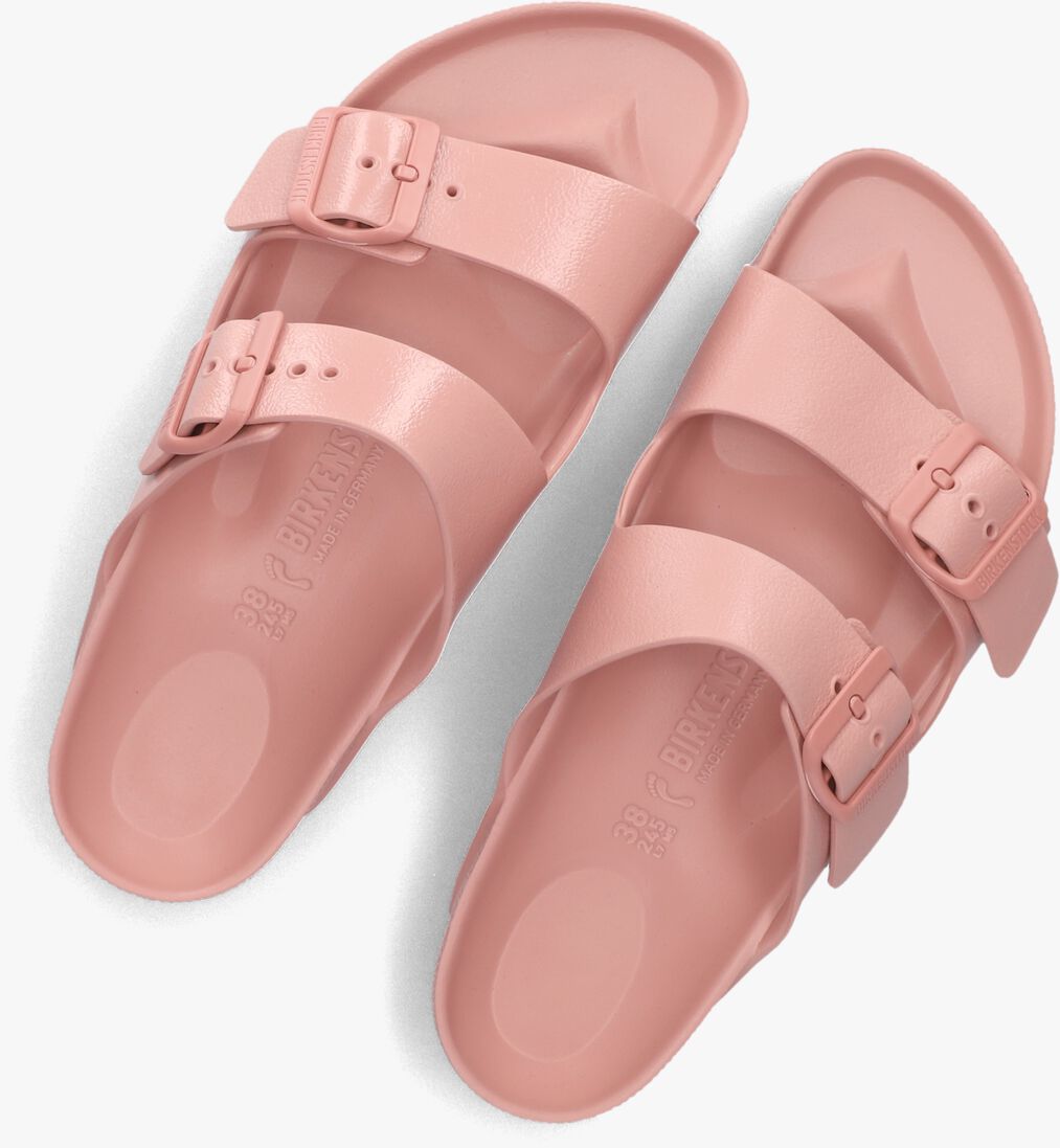 roze birkenstock badslippers arizona big buckle eva