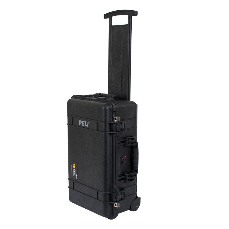 Peli 1510 BKF trolley zwart met schuim 501x279x193 mm