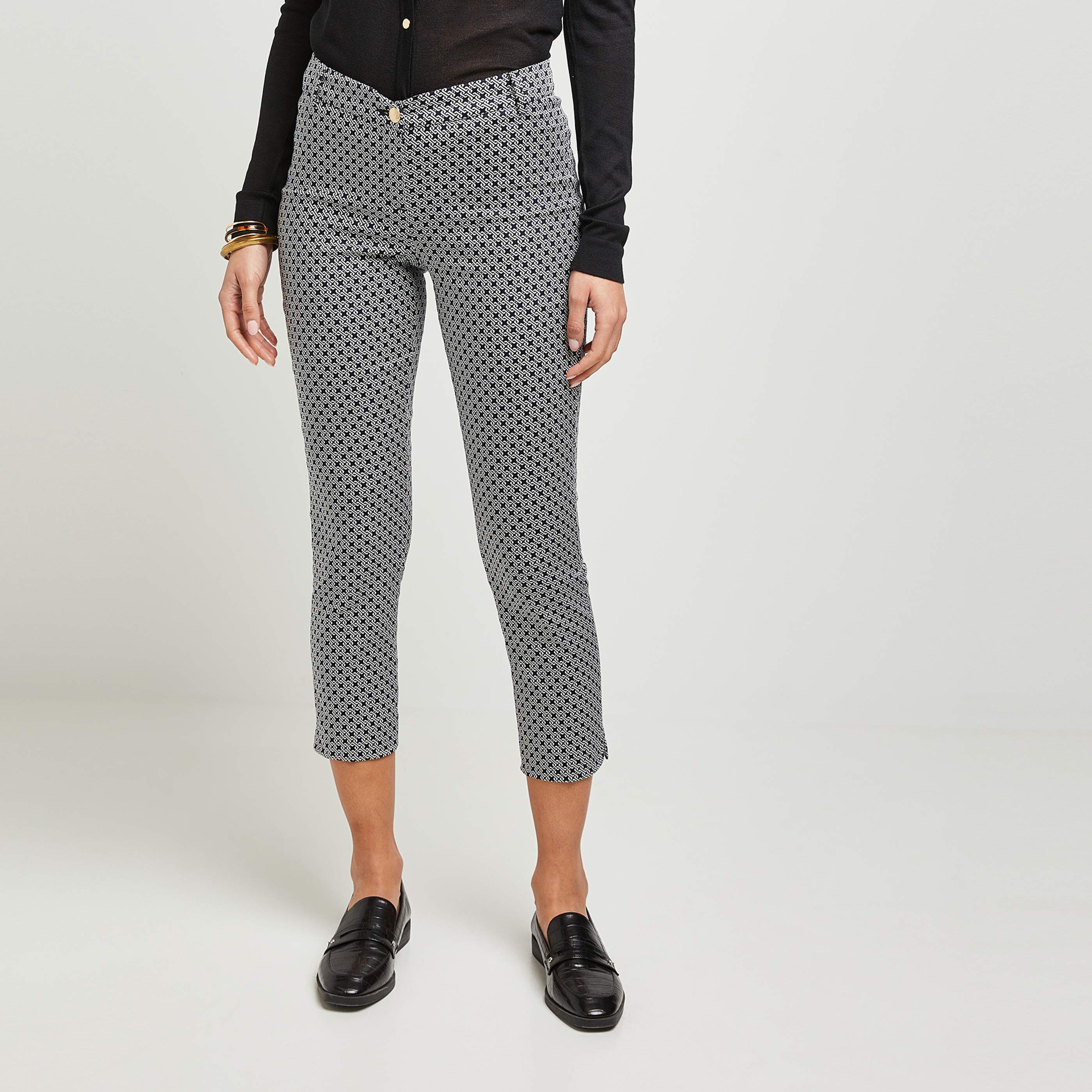 Pantalon raccourci femme - MARINE