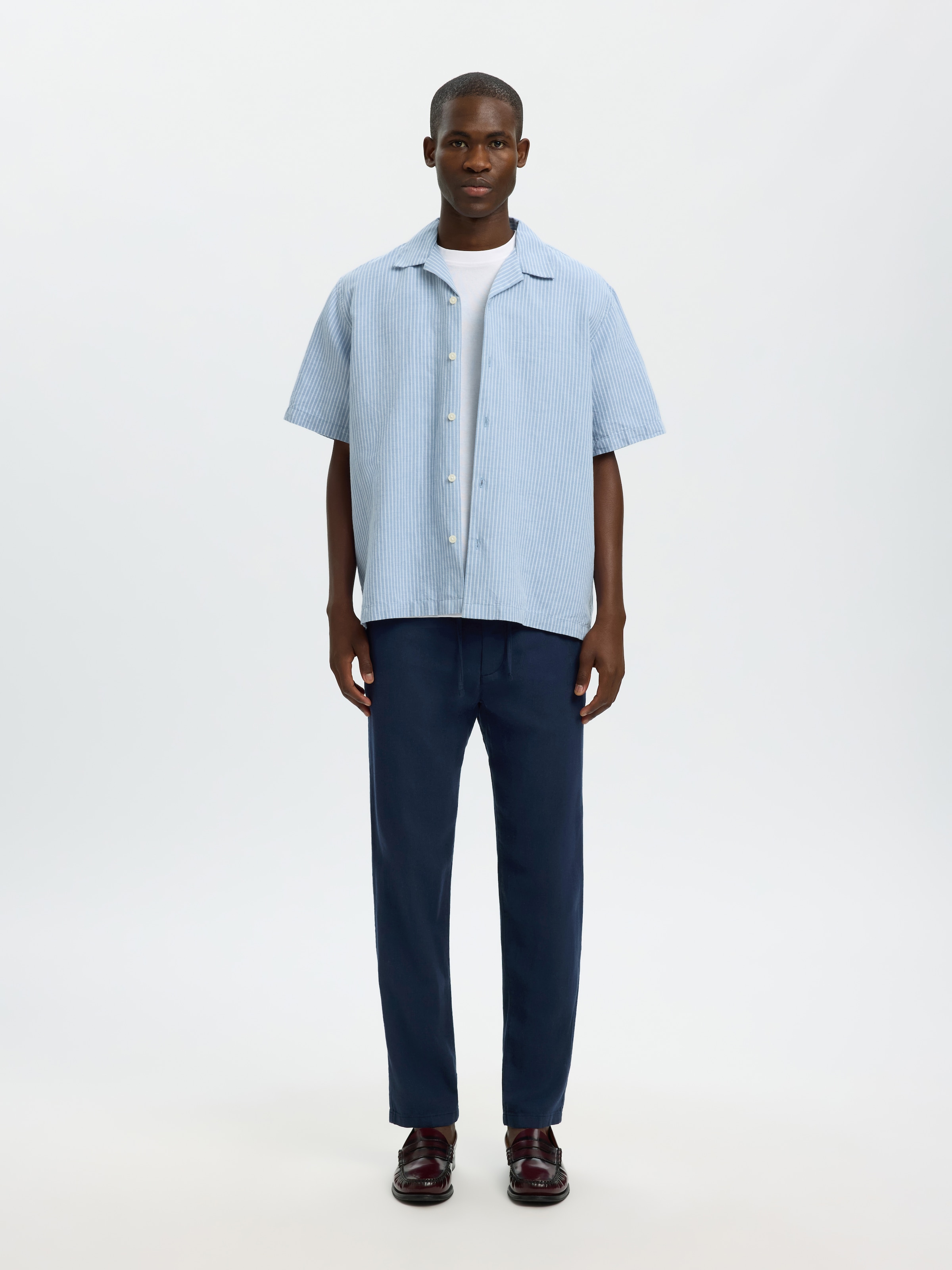 SELECTED HOMME Chinohose »SLH172-SLIMTAPE BRODY LINEN PANT NOOS«  mit Leinen