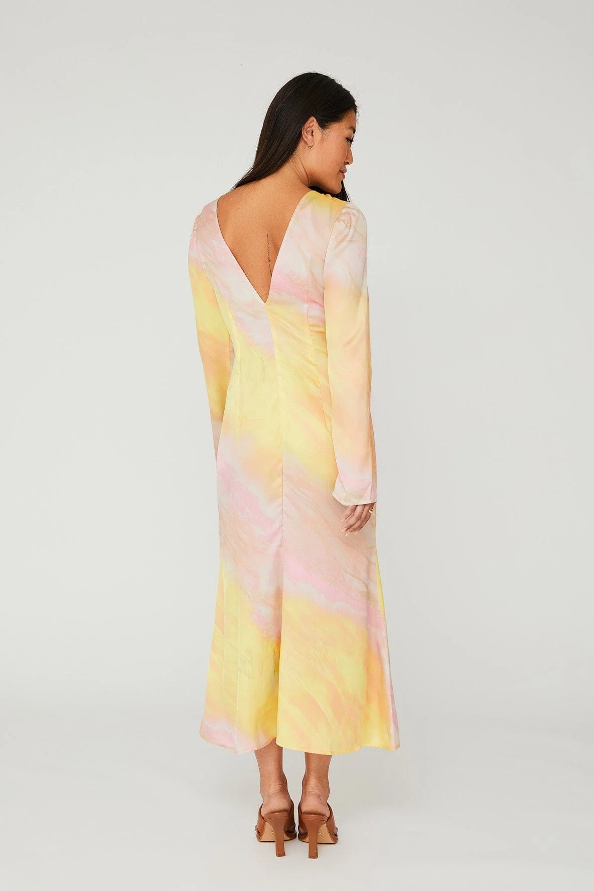 A-View Carina Dress 302 yellow rose