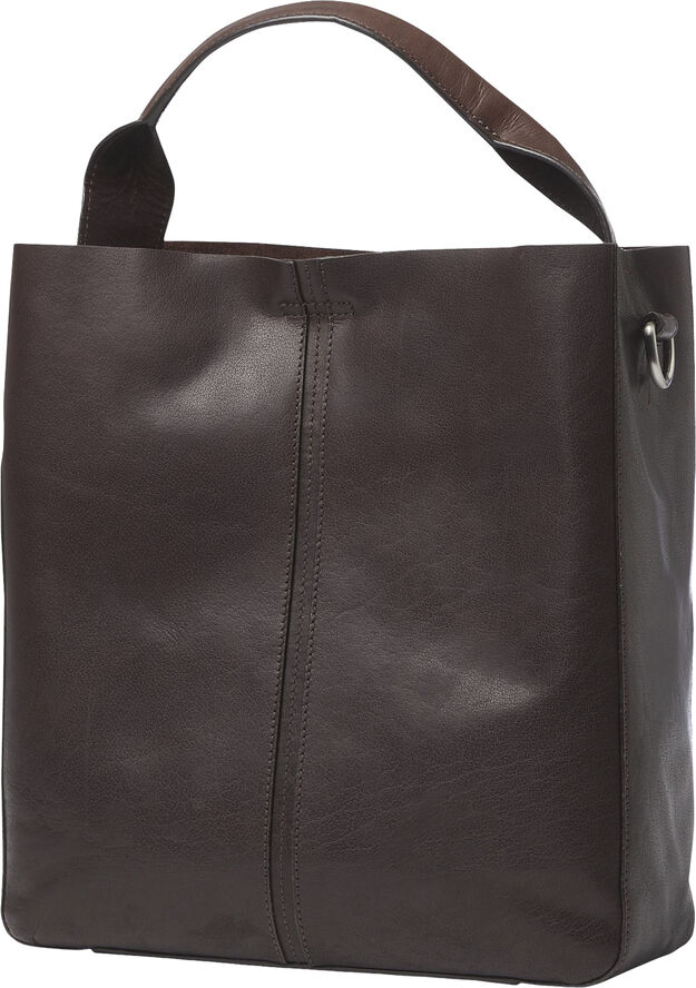 Saddler Elsa Brushed silver Dk.brown