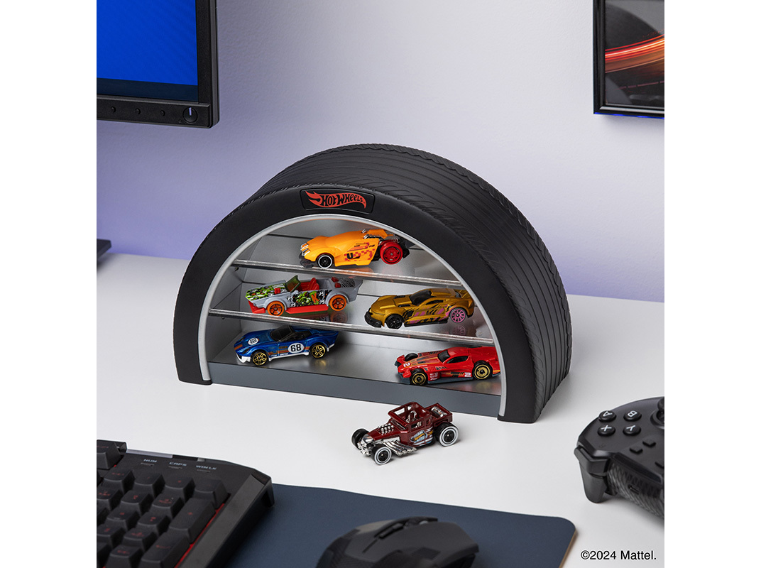 EXPOSITOR PNEU COM LUZ HOT WHEELS