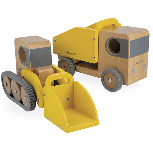 Janod kiepwagen en bulldozer