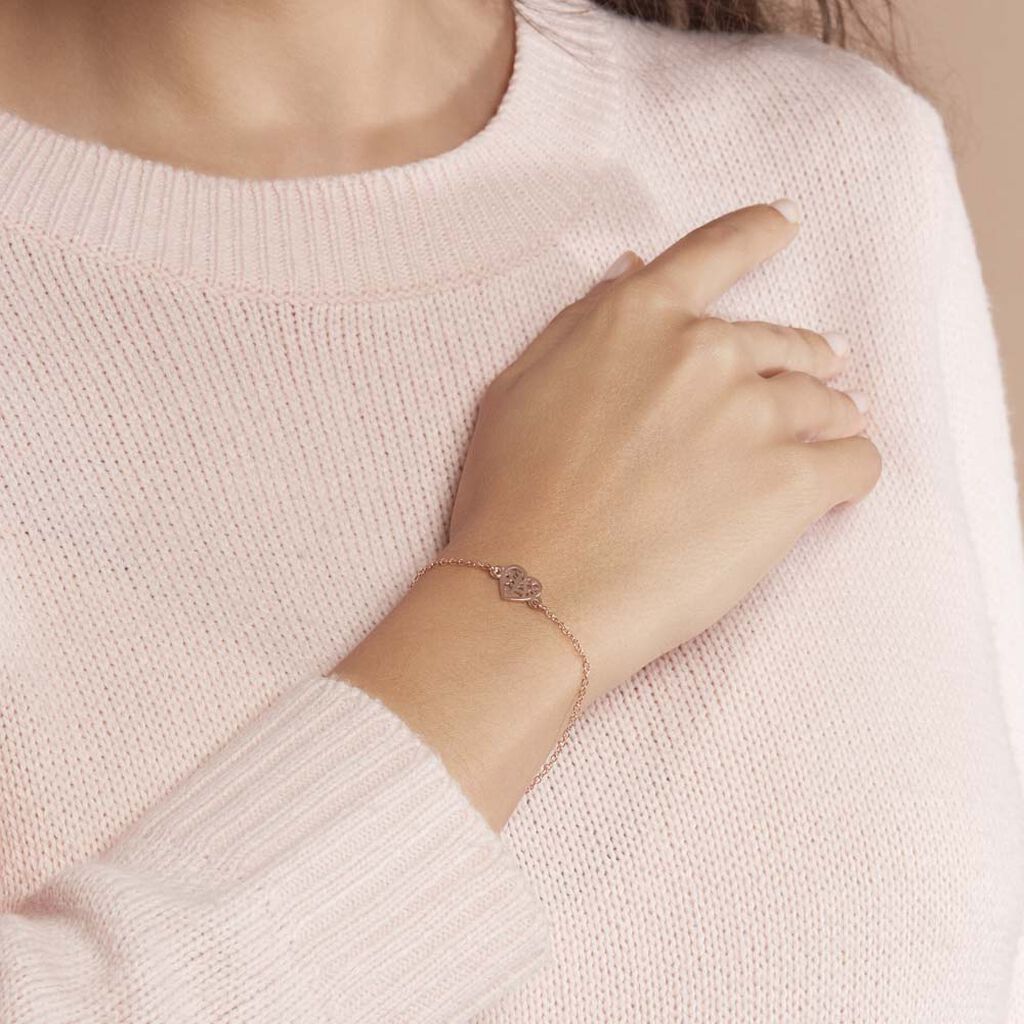 Bracelet Elwenn Argent Rose