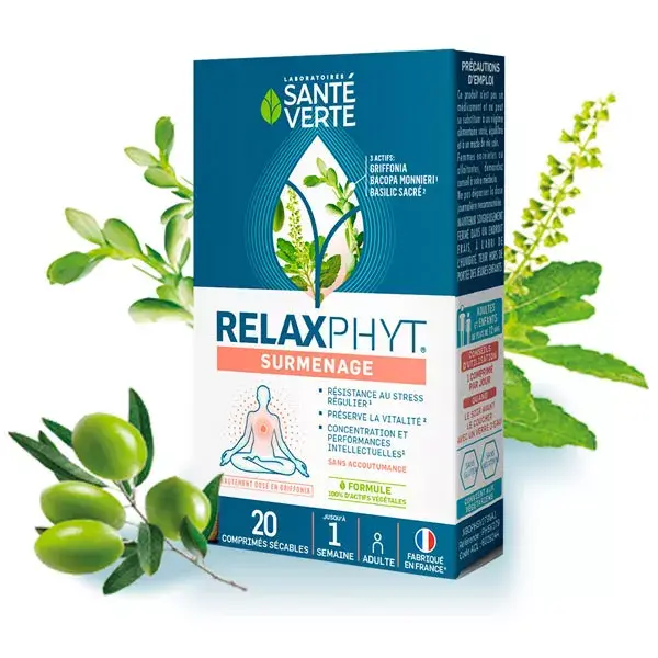 Santé Verte Relaxphyt Overwork 20 comprimidos