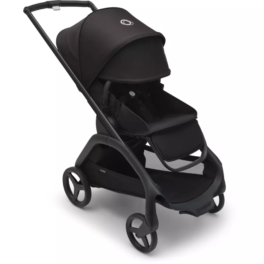 bugaboo Kinderwagen Dragonfly Complete BlackMidnight Black, Essential Bundle