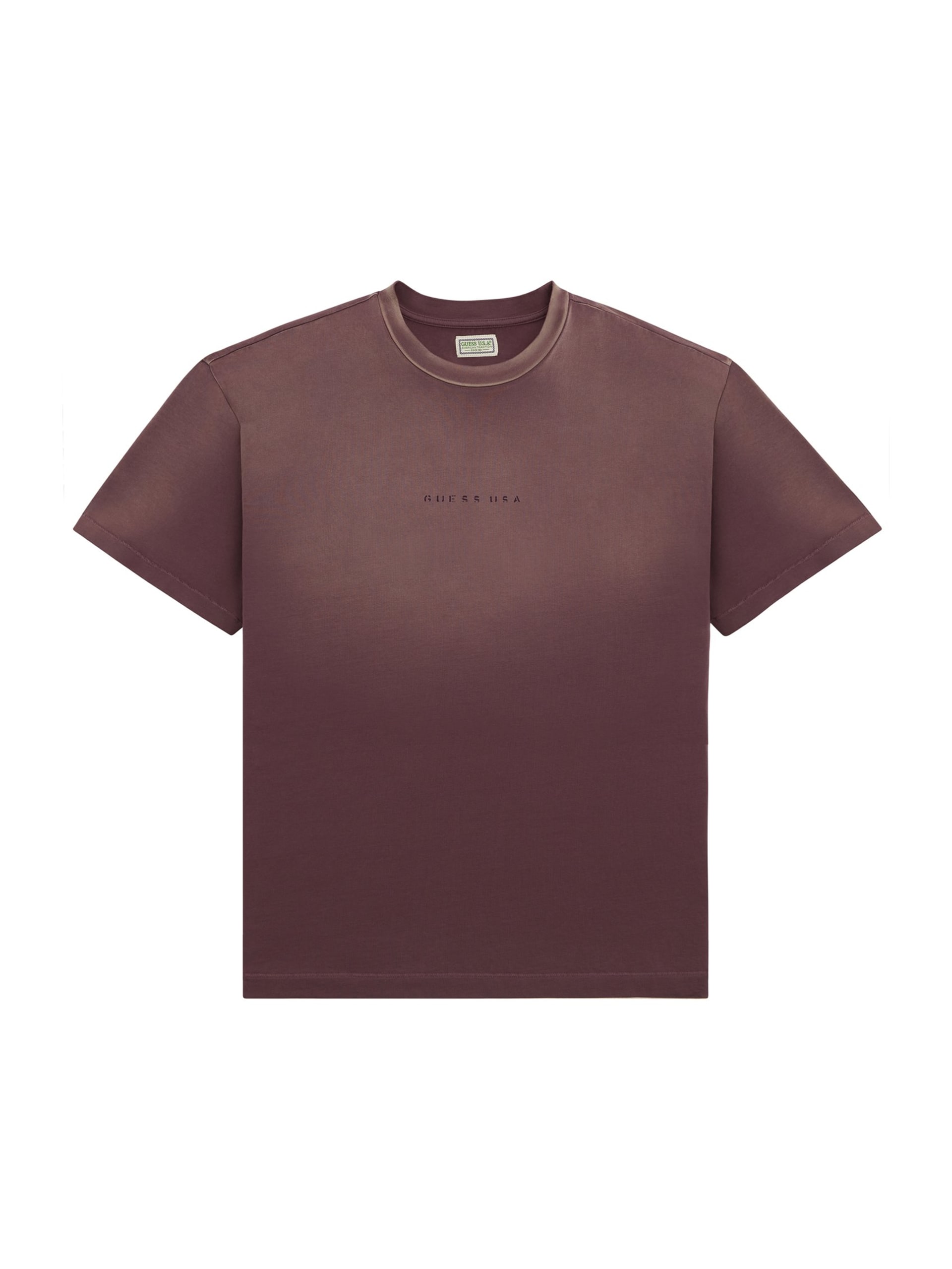 camiseta com logo desgastado