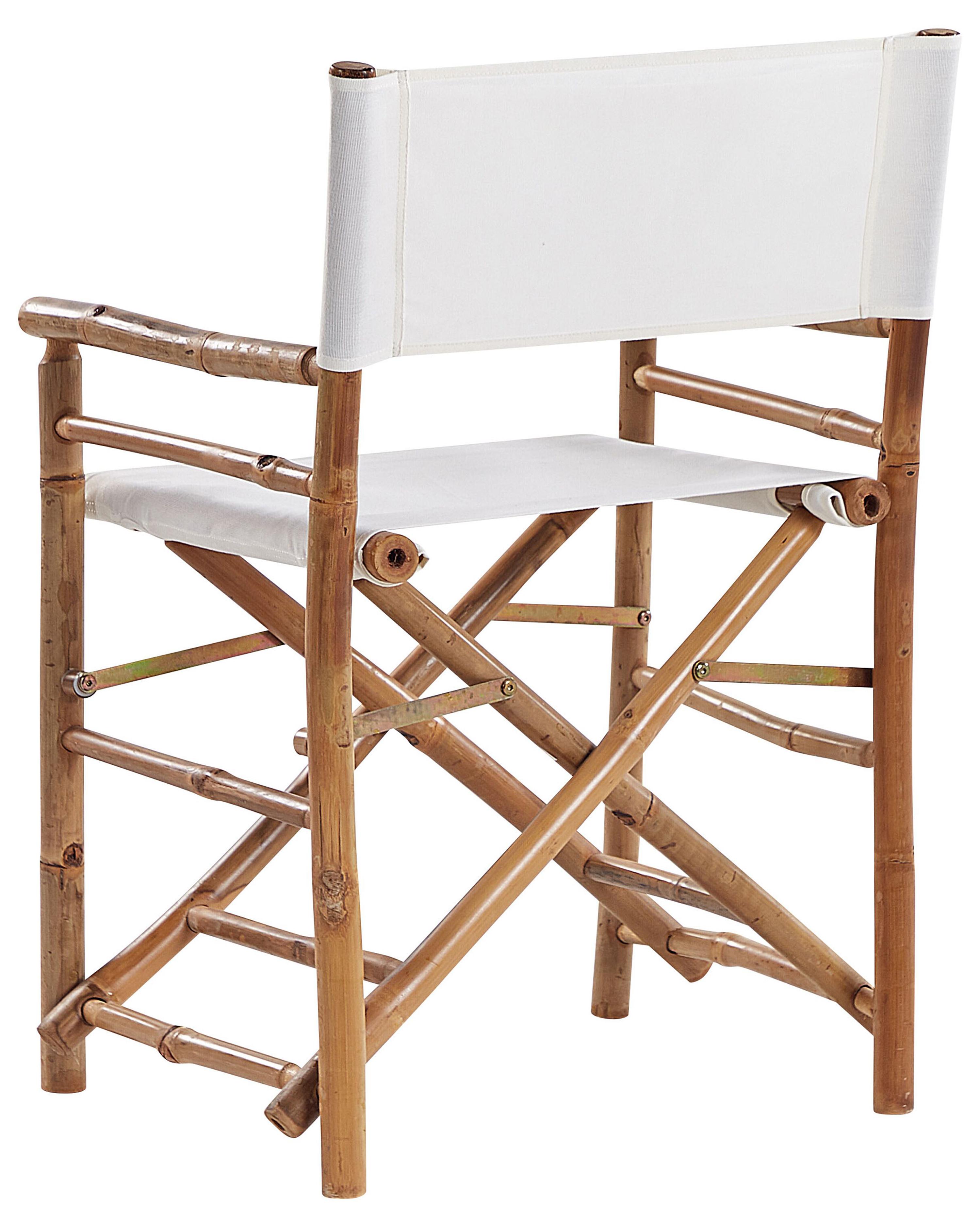 Set van 2 tuinstoelen MOLISE Bamboehout Bruin