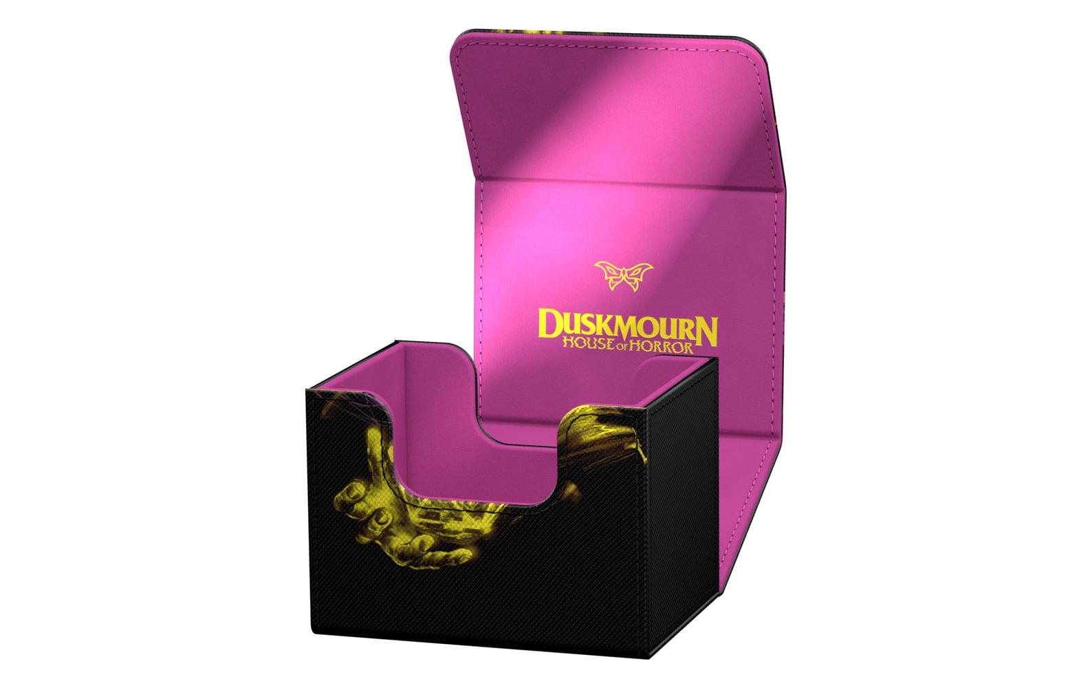 Kartenbox Sidewinder 100+ Xenoskin Duskmourn ZimoneZur Aufbewahrung von Sammelkarten in Standardgrösse