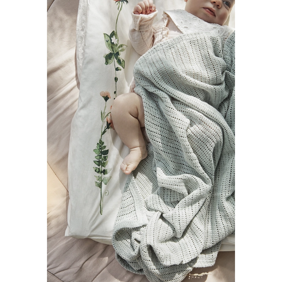 Elodie Strickdecke Mineral Green