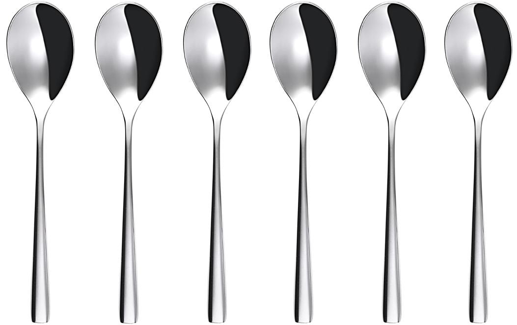 Espressolöffel Sola 6 Stück, SilberLöffel Set