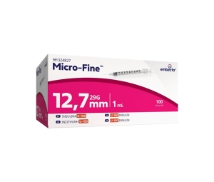 Embecta U100 Micro-Fine Insulinspritzen 1.0ml 12.7mm, 100 Stück