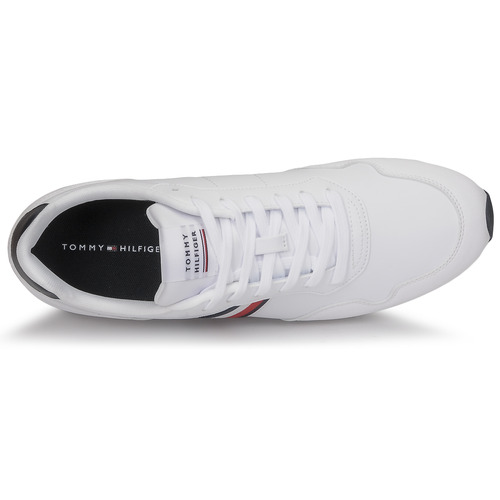 Tommy Hilfiger - CORE LO RUNNER PU LTH - Blanc / Rouge / Marine