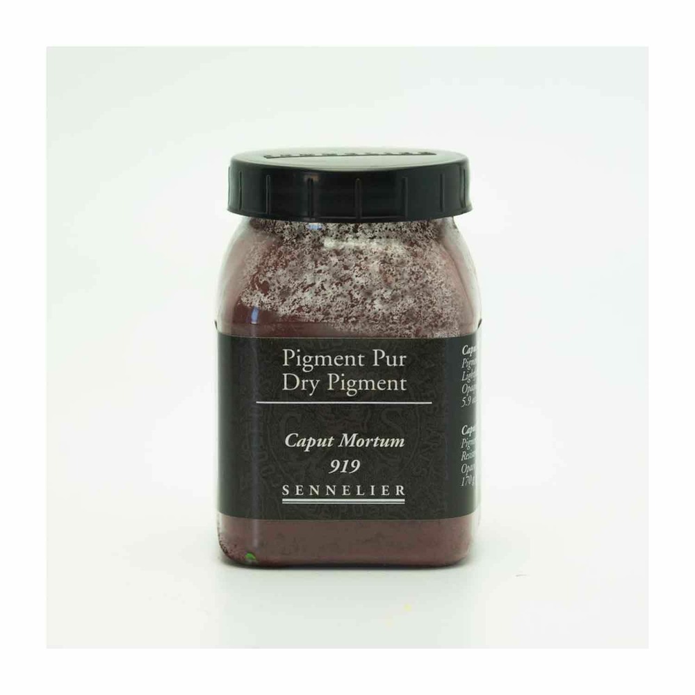 Pigment pour création de peinture - pot 170 g - brun caput mortuum