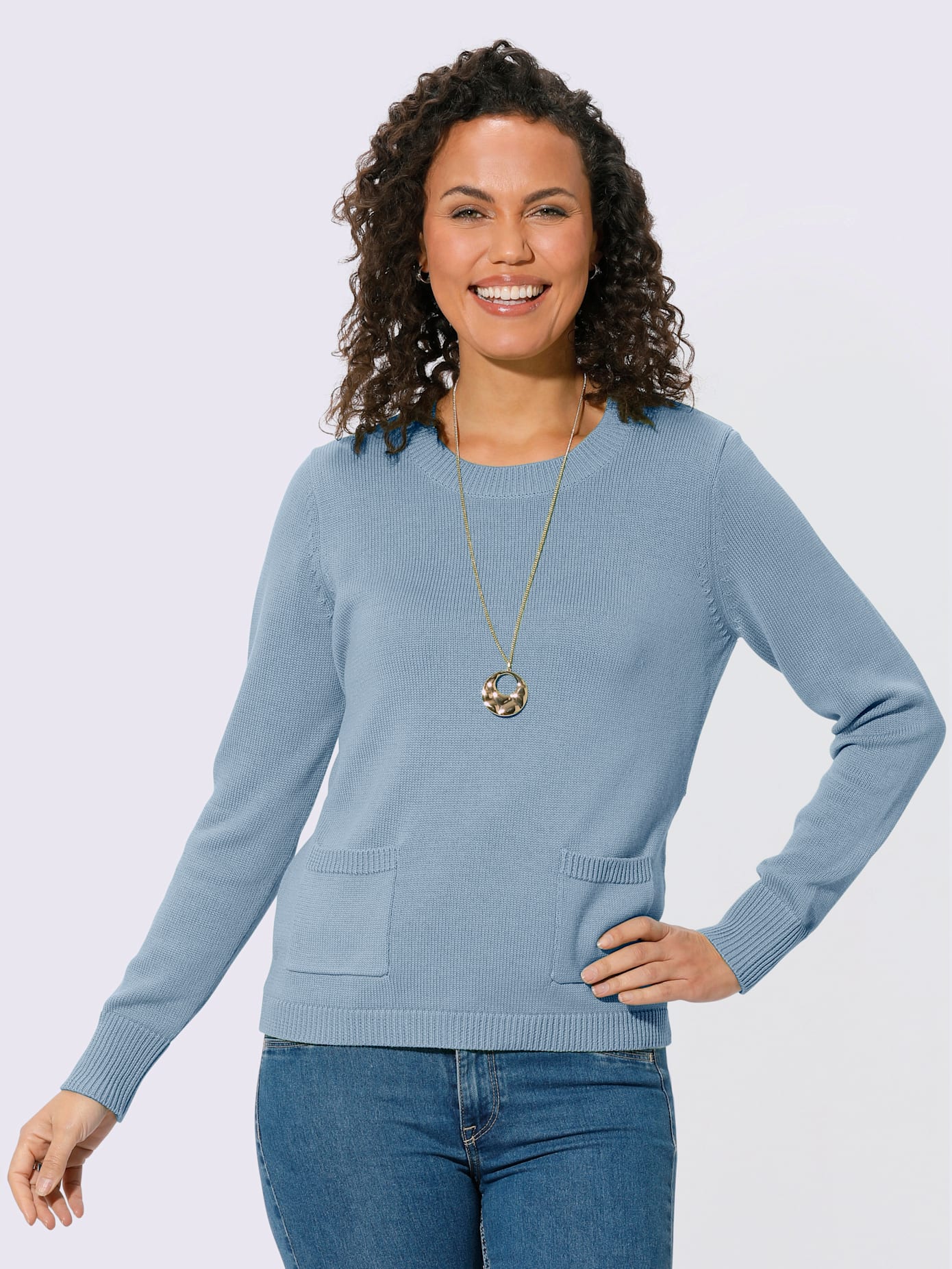 Pull encolure ronde différents coloris
