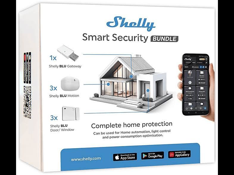 SHELLY Starterkit Einbruchschutz Sicherheitsbundle