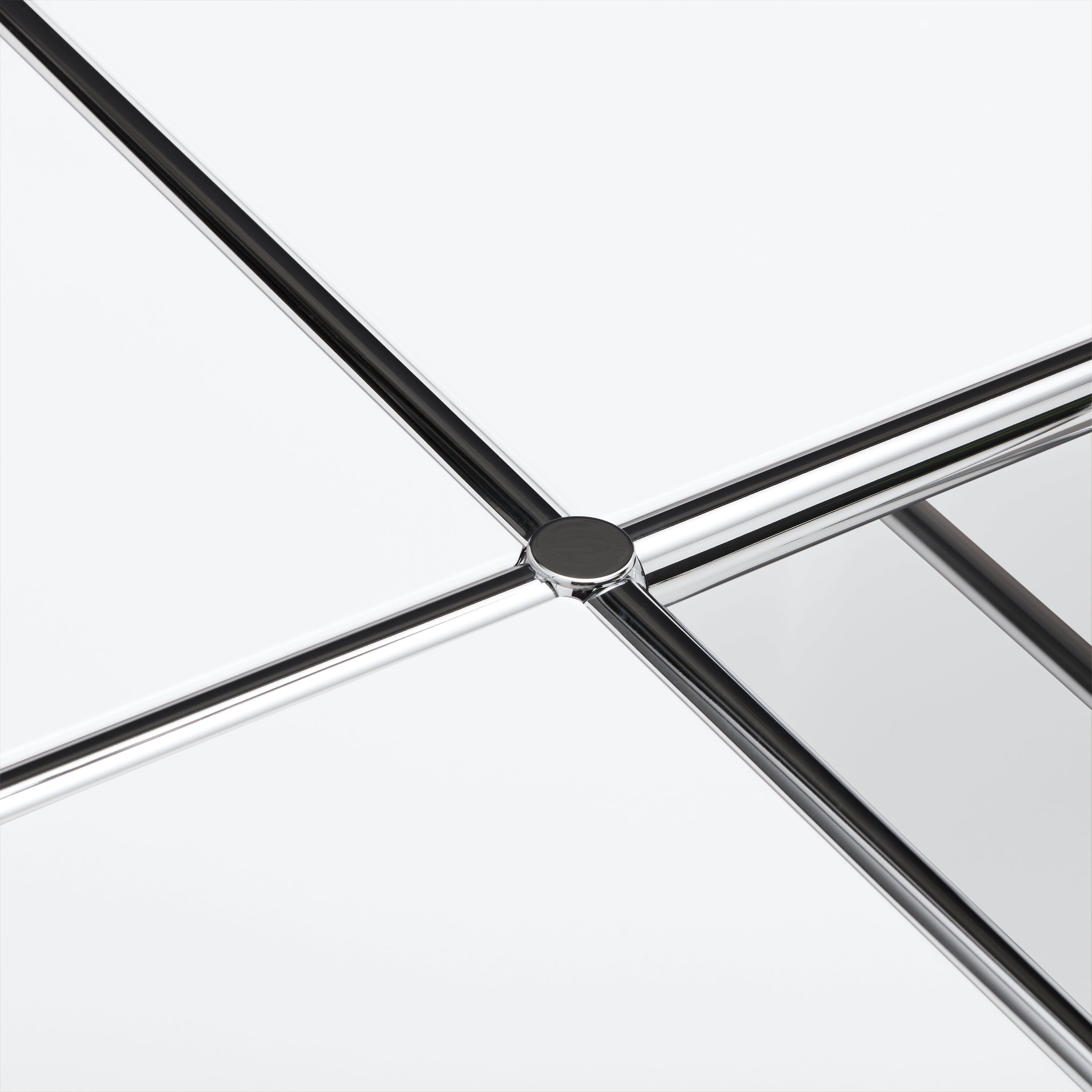 FLEXCUBE Salontisch - Weiss / B: 114.5 cm x T: 77.5 cm x H: 42.5 cm