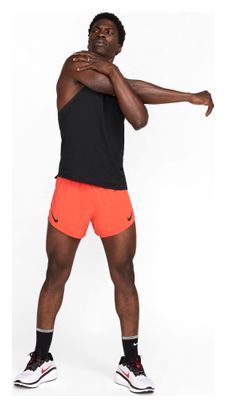 Short splité Nike AeroSwift 4in Fast Pack Rouge Homme