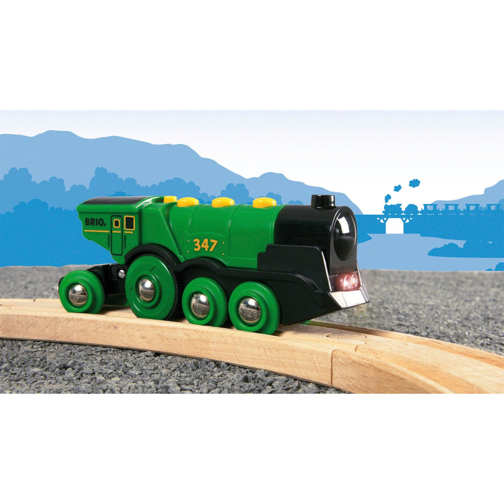Køb BRIO® 33593 Stort, Grønt Lokomotiv, B/O