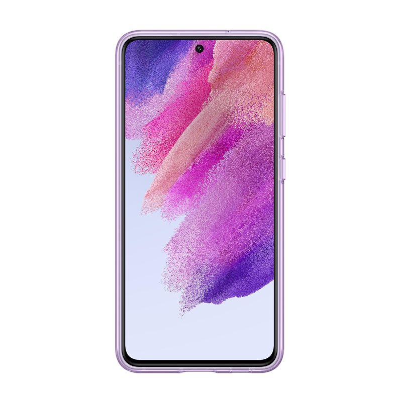 Galaxy S21 FE 5G Hybrid Hardcase Slim Strap Cover Hülle   2 Riemen (EF-XG990CVEGWW) - Lila / Transparent