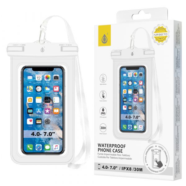 One Plus Bolsa Waterproof para Xiaomi Redmi Note Pro Plus 12 5G One Plus NR9270 Branco - 8434010407252