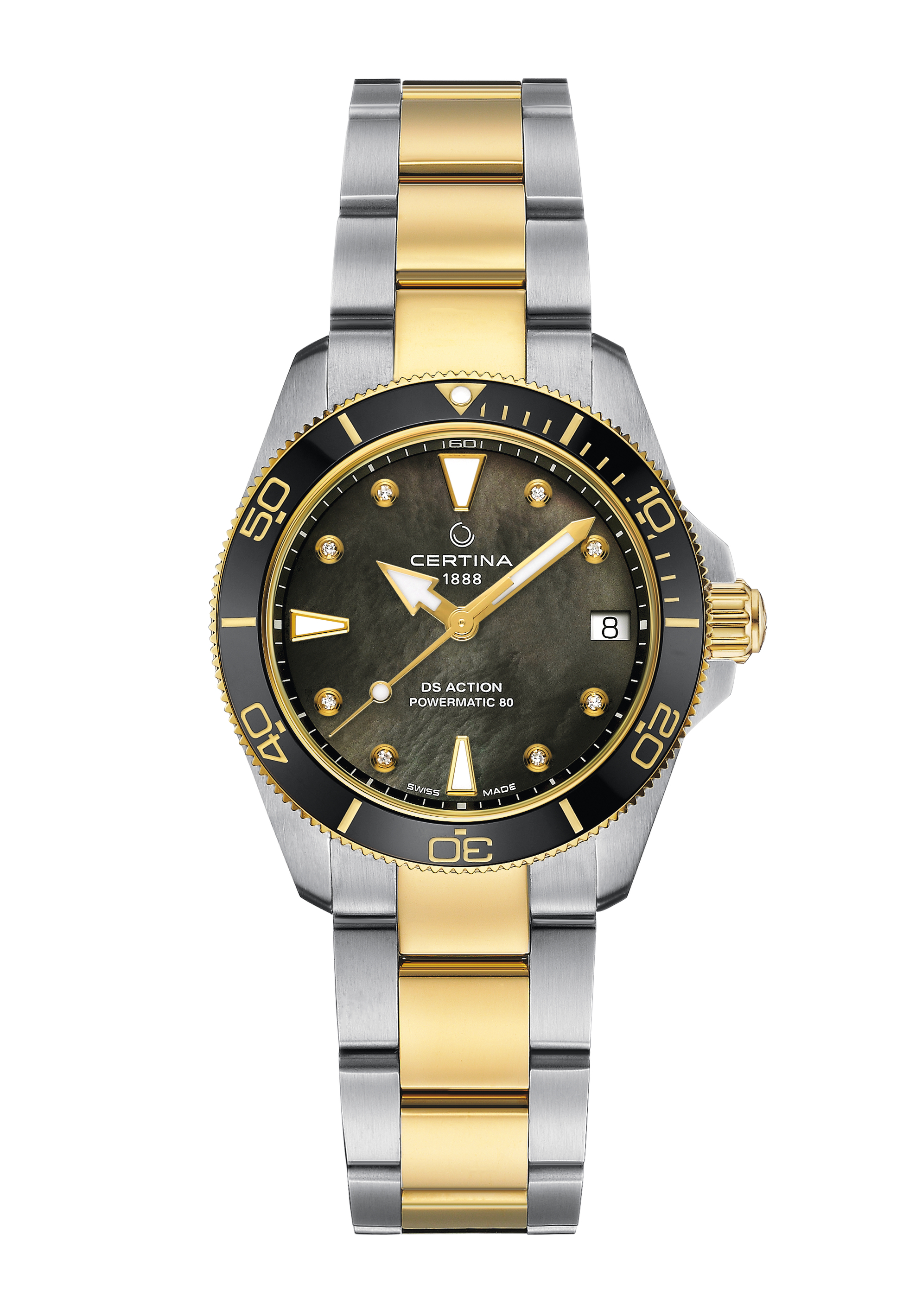 Certina DS Action Lady Automatikuhr Gold C032.007.22.126.00