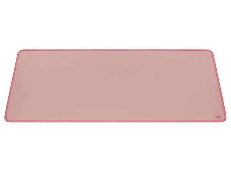 Logitech Mausmatte Desk Studio Series Rosa Elegantes Deskpad aus recyceltem Polyester