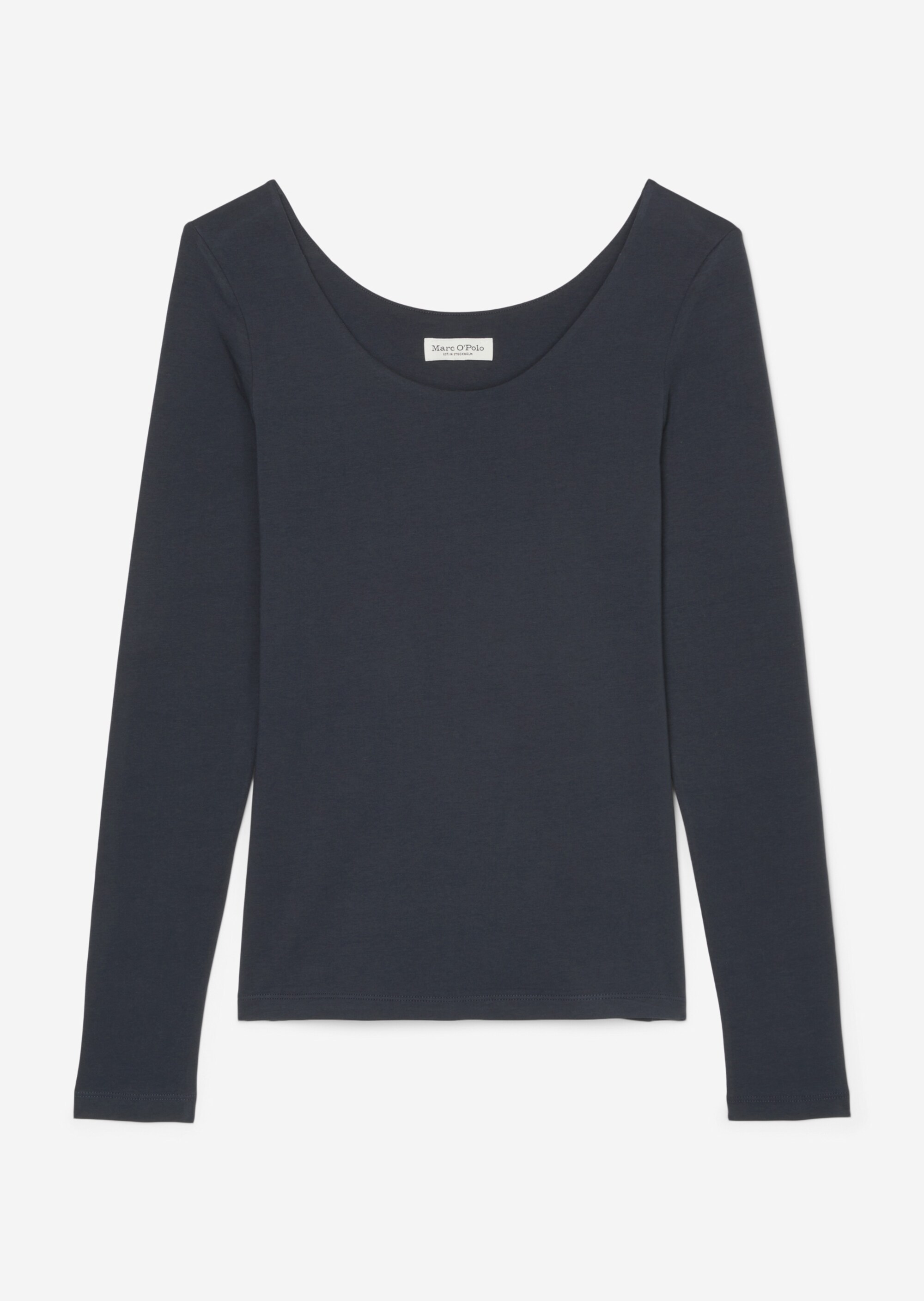 Longsleeve regularaus Stretch-Jersey