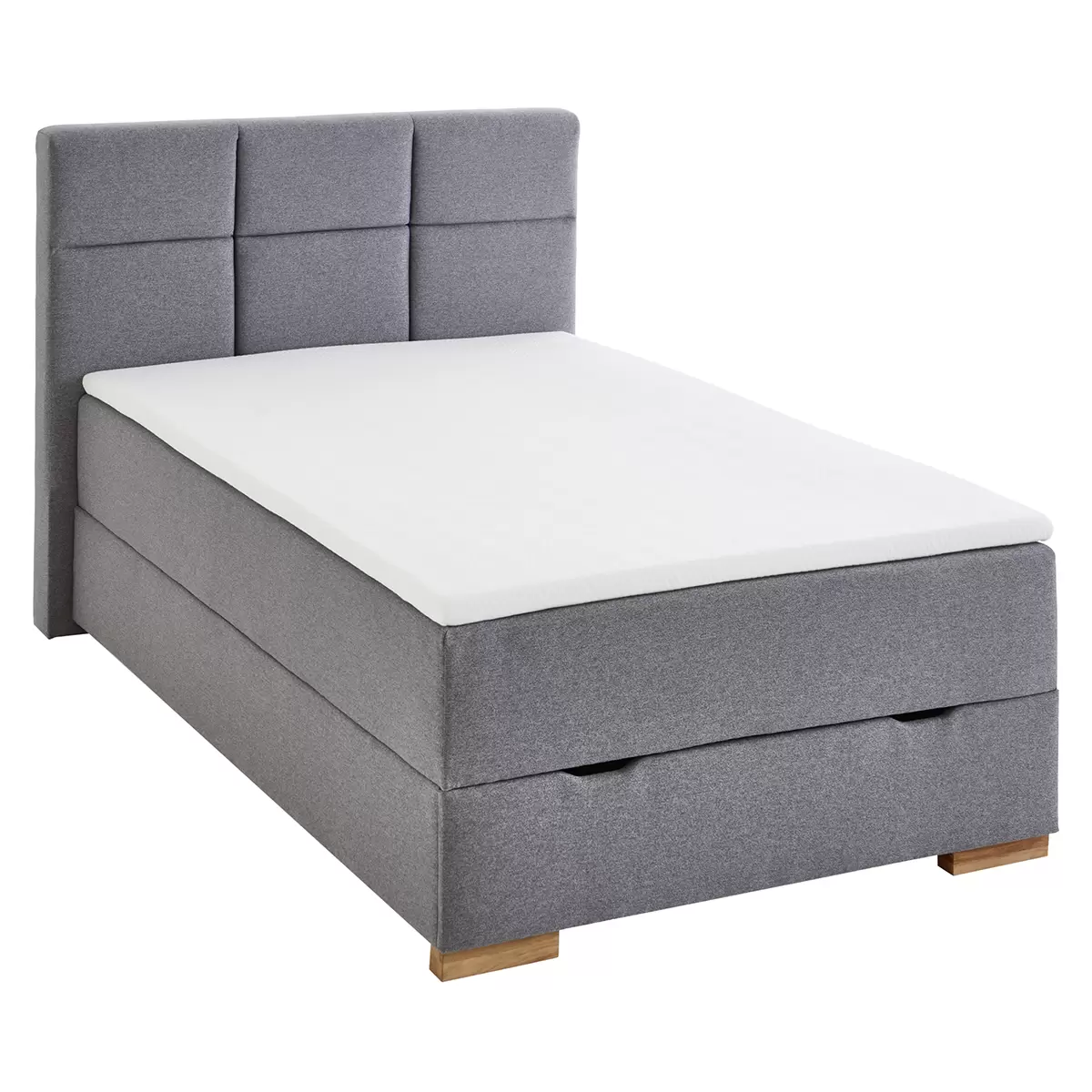 Boxspringbett Lago 140x200 Grau