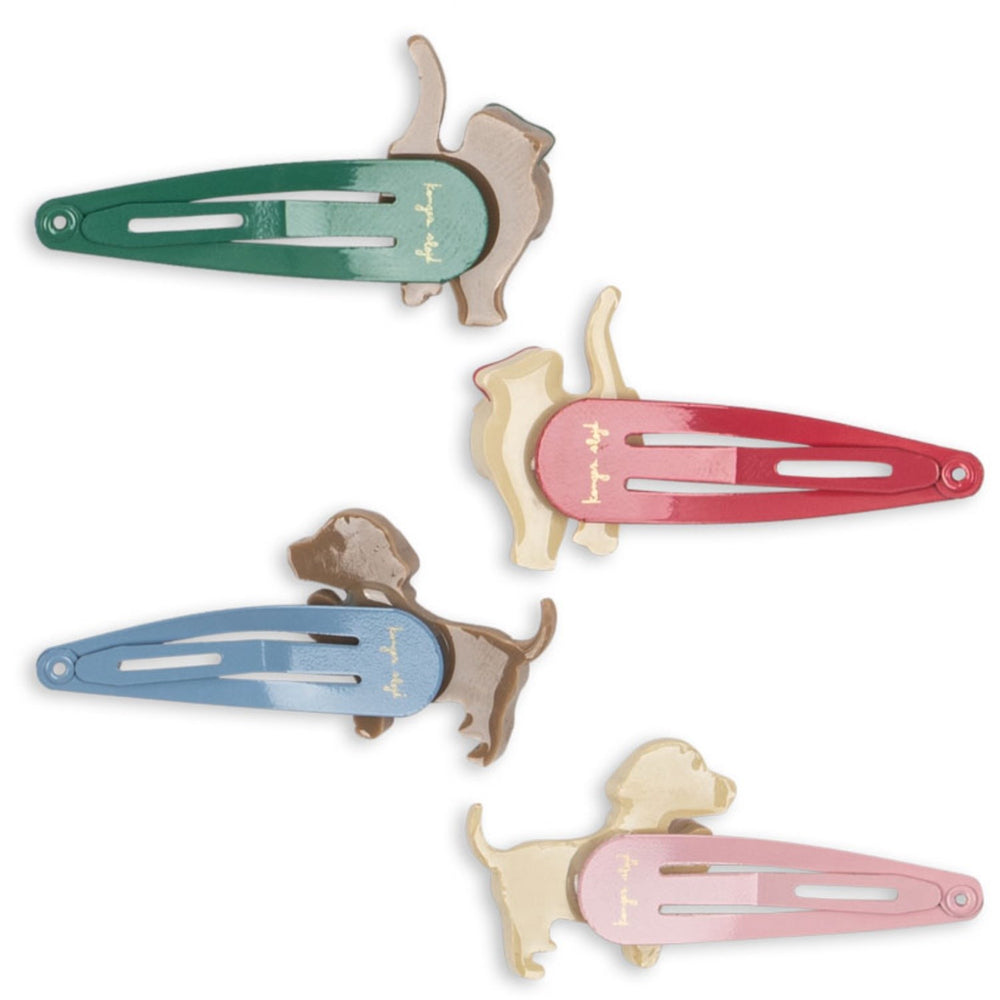 Køb Konges Sløjd Multi 4 Pak Cats & Dogs Hair Clip