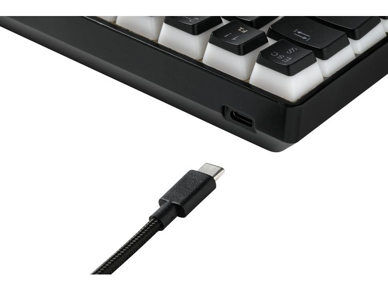 DELTACO GAM-075V2-CH Mechanische-Tastatur, RGB-Beleuchtung, Hot-Swap-Schalter
