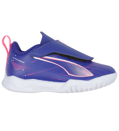 Puma FodboldStøvler - Ultra 5 Play V IT Jr - Lapis Lazuli/Hvid