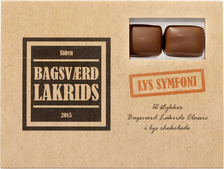 Bagsværd Lakrids Lys Symfoni æske 125 gr.