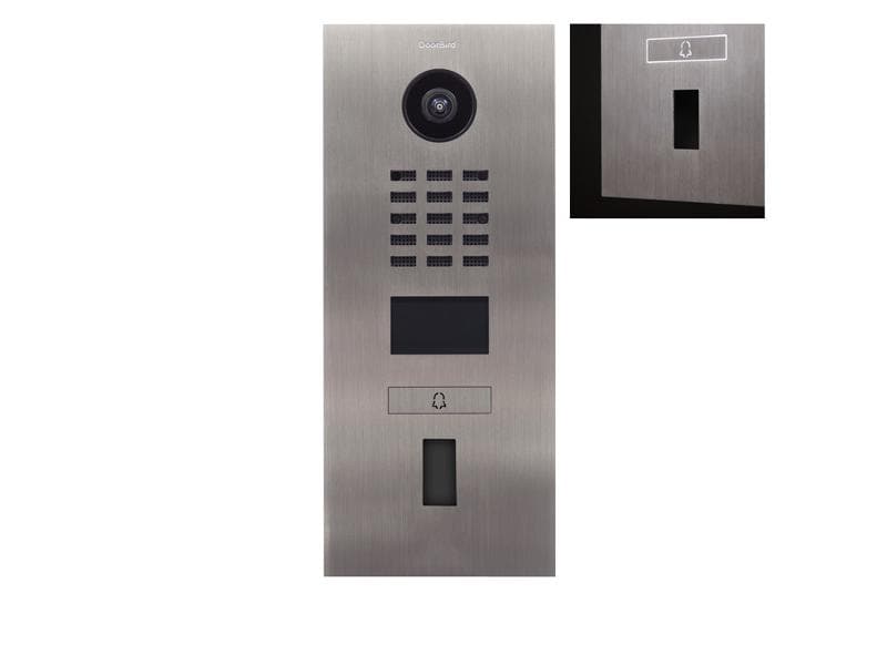 Doorbird IP Türstation D2101FV EKEY IP Video Türsprechanlage mit 1 Ruftaste und Integrationsoption für EKEY Fingerabdruckleser