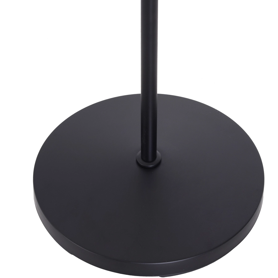HOMCOM Stehlampe im industriellen Stil schwarz