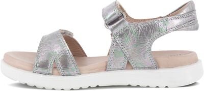 Ecco Flora Sandal, Silver Iridescent