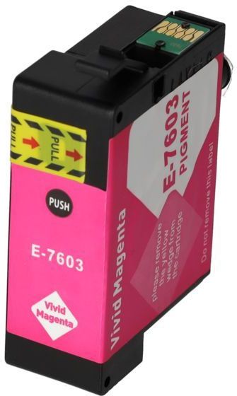 PrintAbout huismerk Inktcartridge T7603 Vivid magenta Geschikt voor Epson