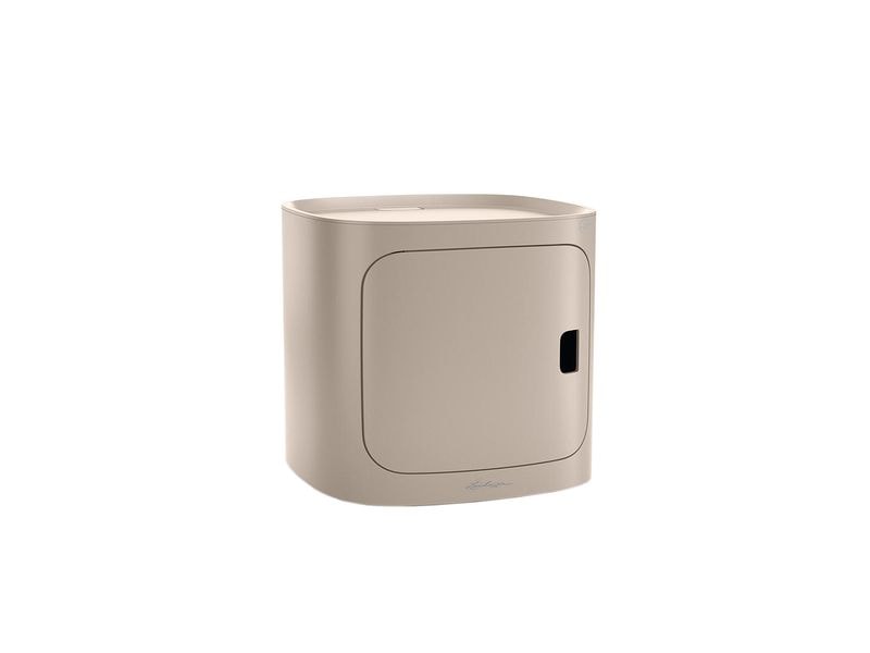 Lechuza PILA Color Storage 35/ Planter 35 KIT Sandbraun Kombinierbares Pflanzsystem mit praktischem Stauraum