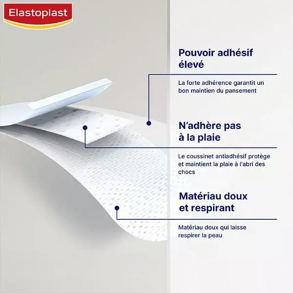 Curativos Elastoplast Sensitive para Pele Mista - 20 unidades