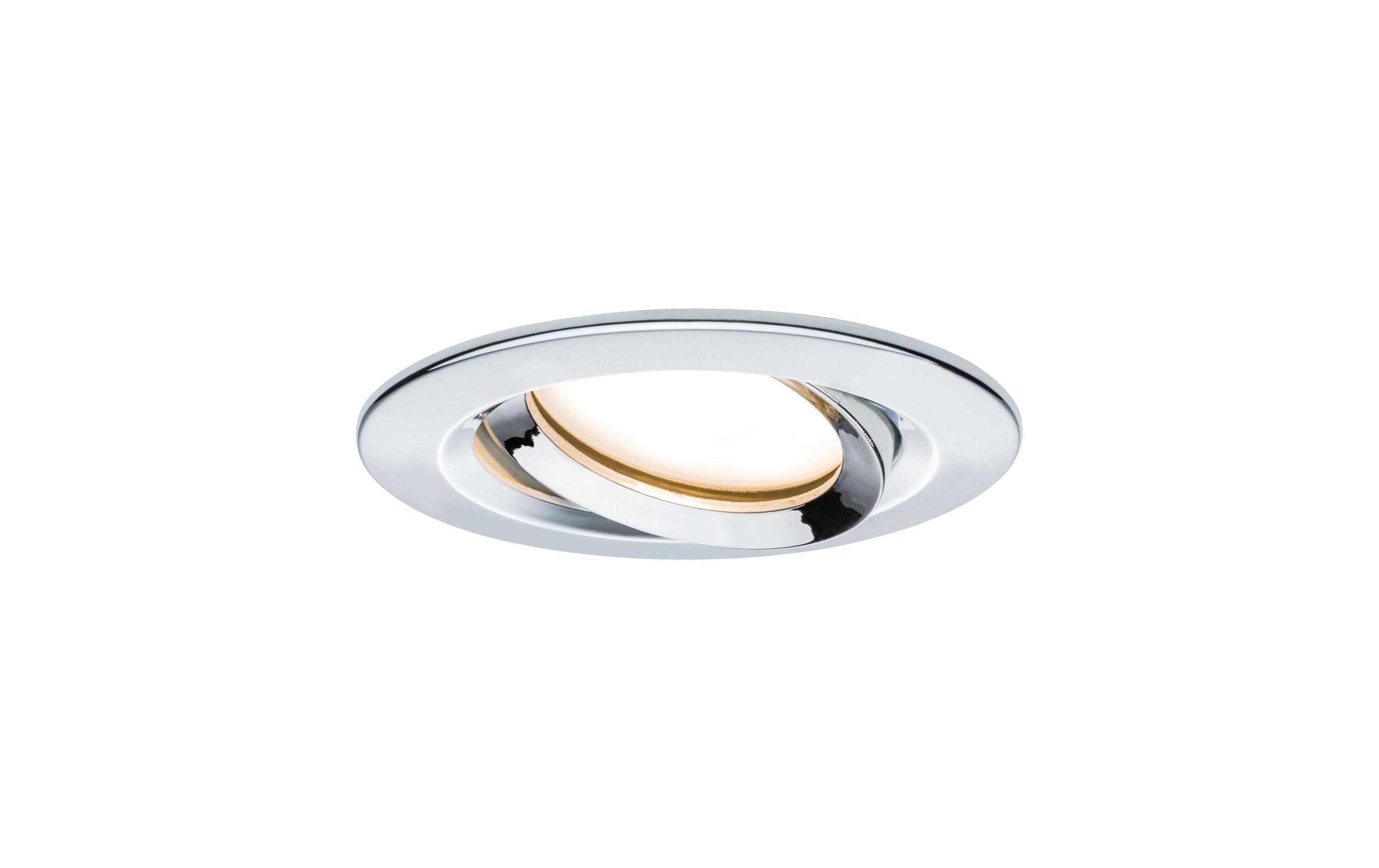 Einbauspot Nova Plus Coin Set, 3 x 6 W, 2700 K, ChromLED Einbauspot Basisset