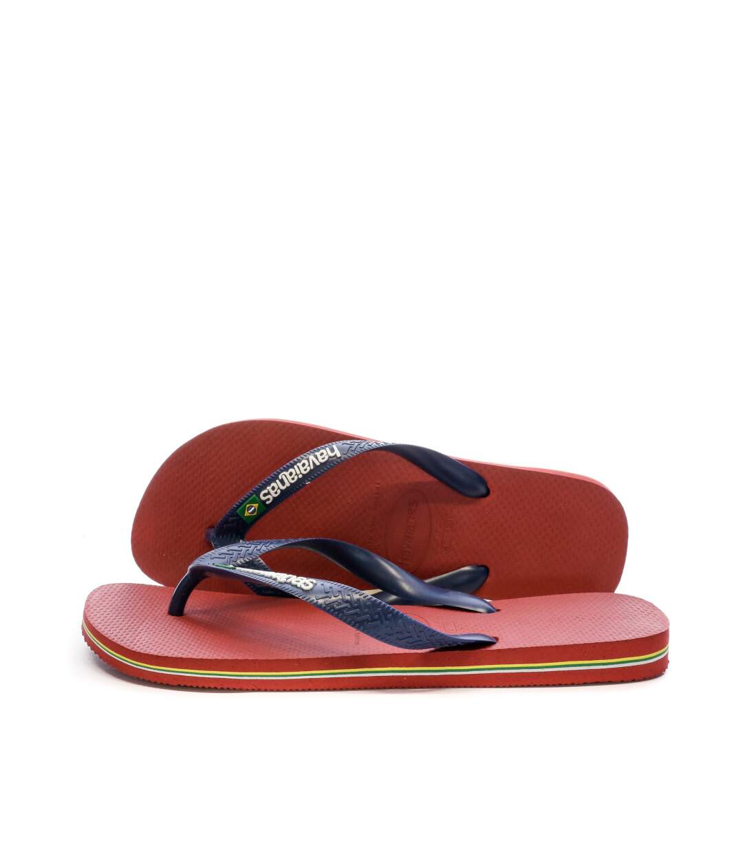 Tongs Rouge Homme Havaianas Brasil Logo