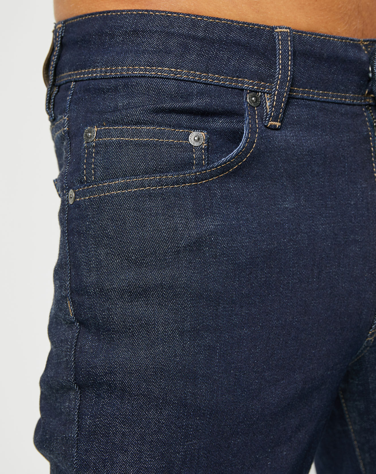 Hackett London Jean Slim bleu brut