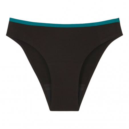Smoon Culotte Menstruelle Coton Flux Moyen Noir